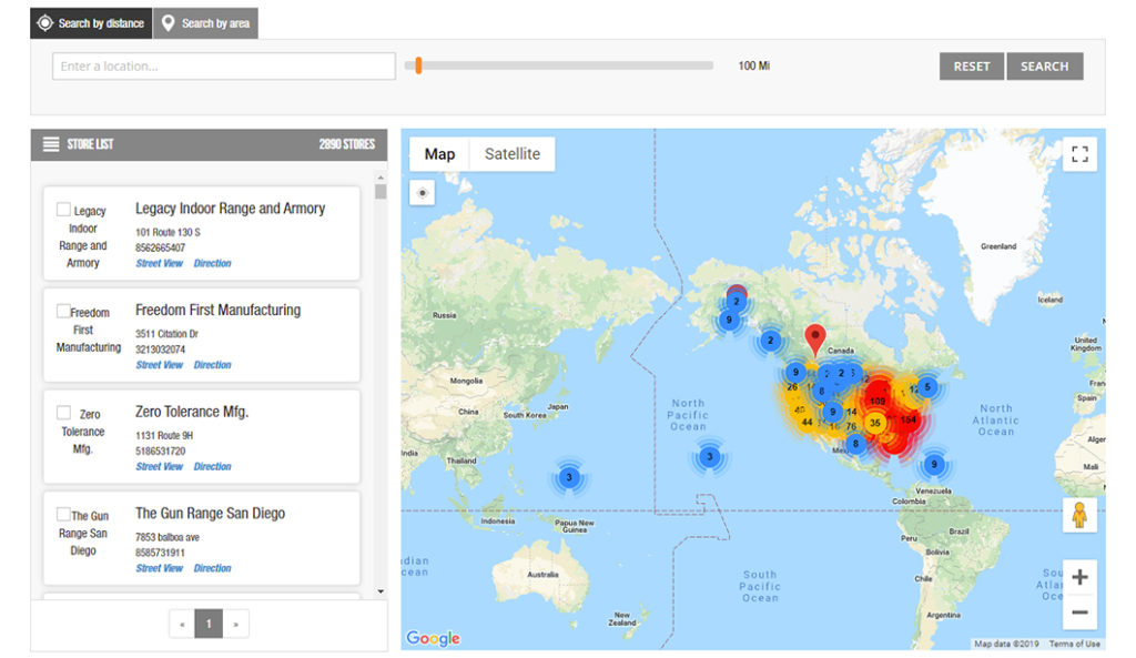 Store Locator Map