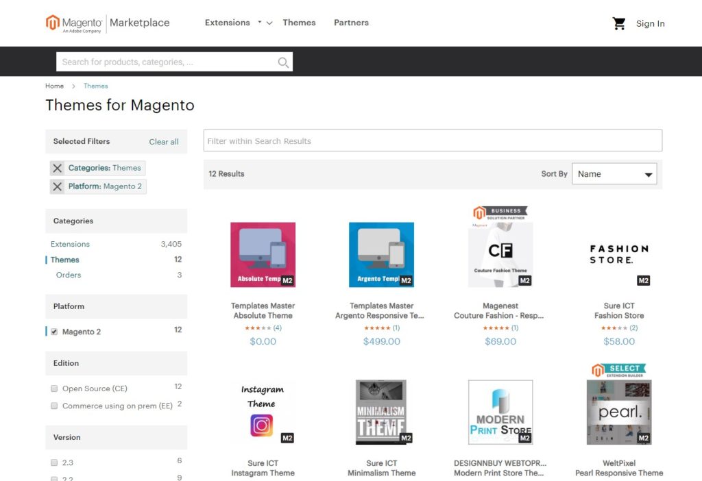 Magento Themes