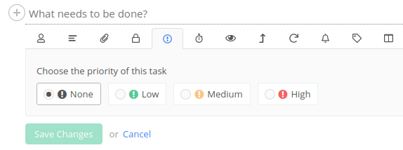 Task Priority