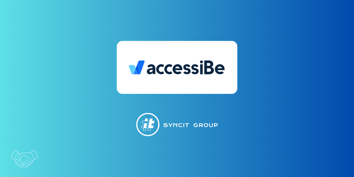 AccessiBe Syncit Partnership