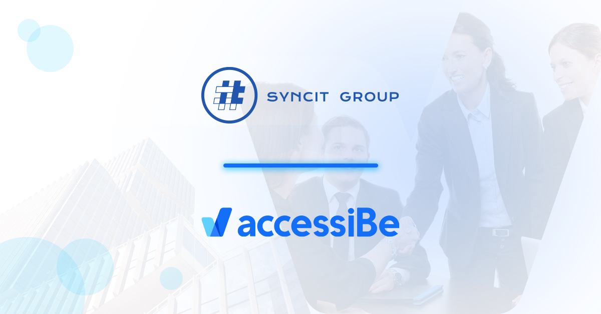We partnered up with accessiBe