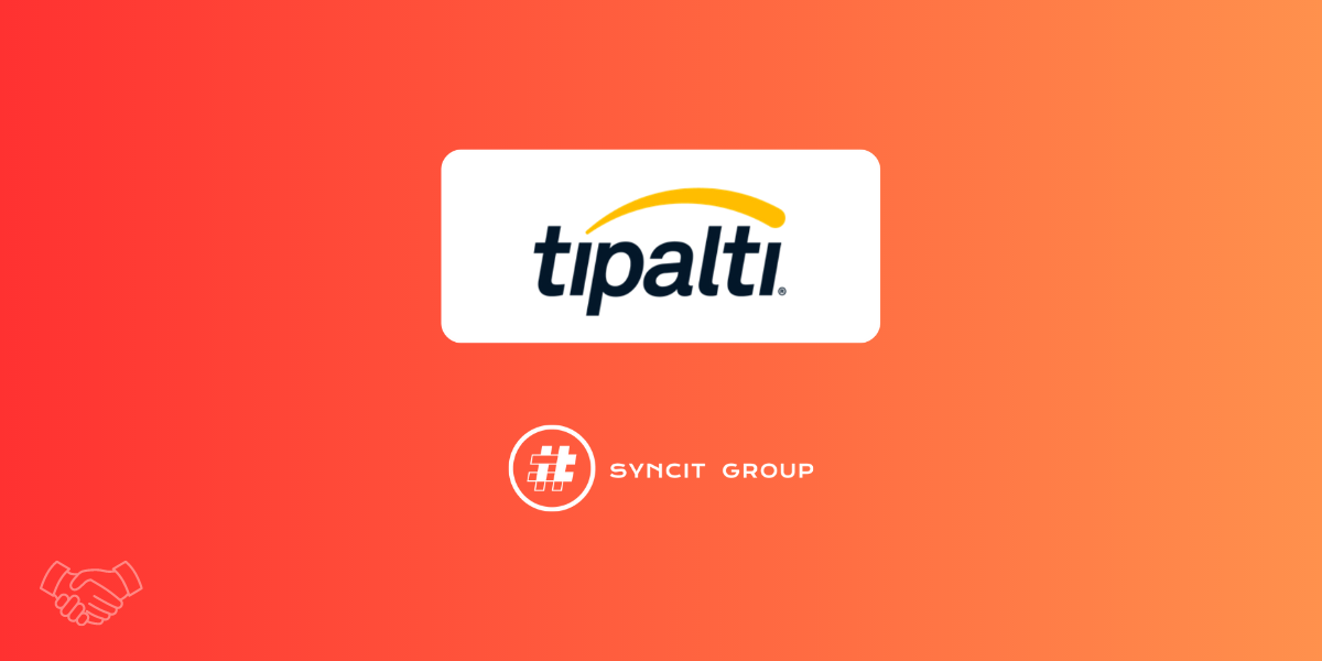 Tipalti Syncit Partnership